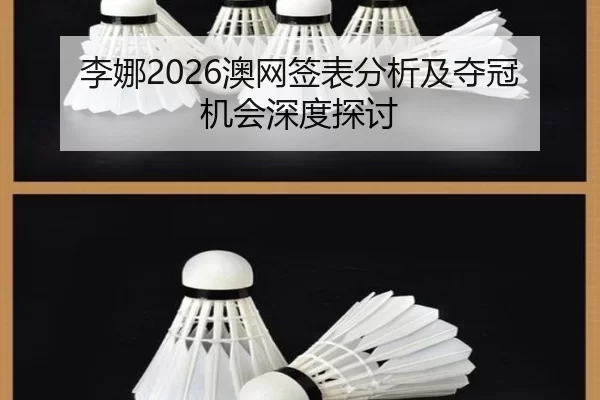 李娜2026澳网签表分析及夺冠机会深度探讨
